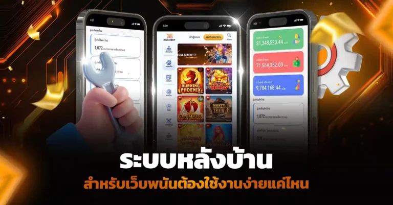 ระบบหลังบ้านสำหรับเว็บพนันต้องใช้งานง่ายแค่ไหน