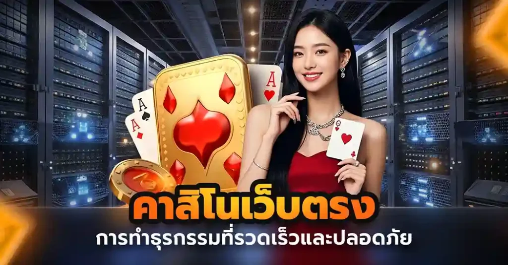 เว็บตรงระบบ Auto ฝาก-ถอนไวใน 3 วิ ปลอดภัยสูง เงินเข้าบัญชีทันที!